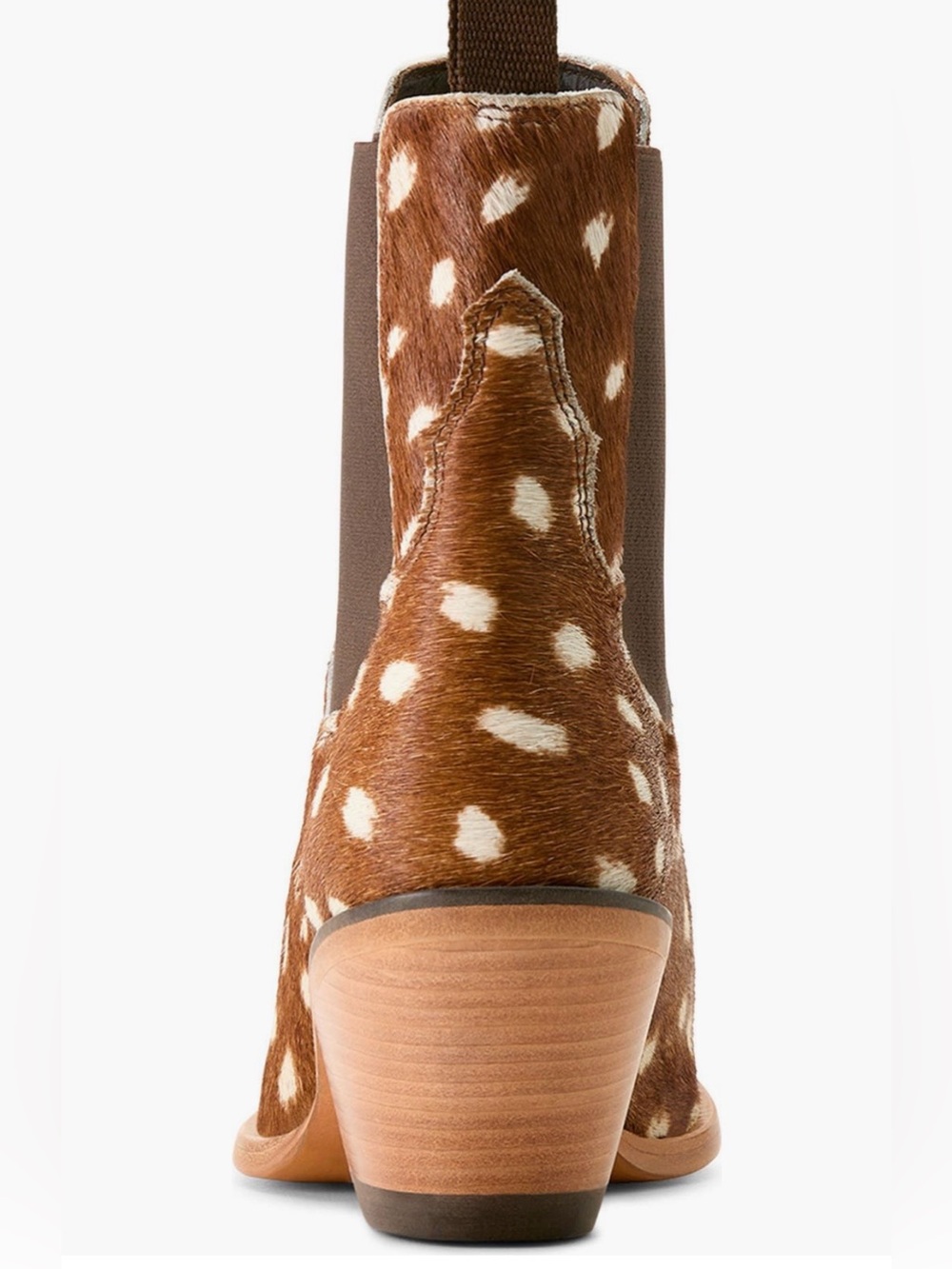 Ariat Shiloh Calf Hair Deer Print Western Boots – Women’s Size 7 – NWT - Picture 5 of 6
